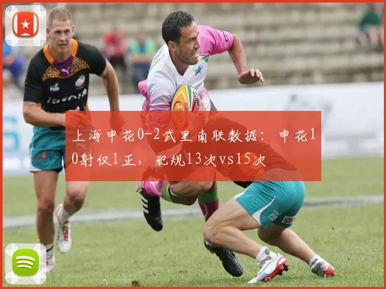 上海申花0-2武里南联数据：申花10射仅1正，犯规13次vs15次